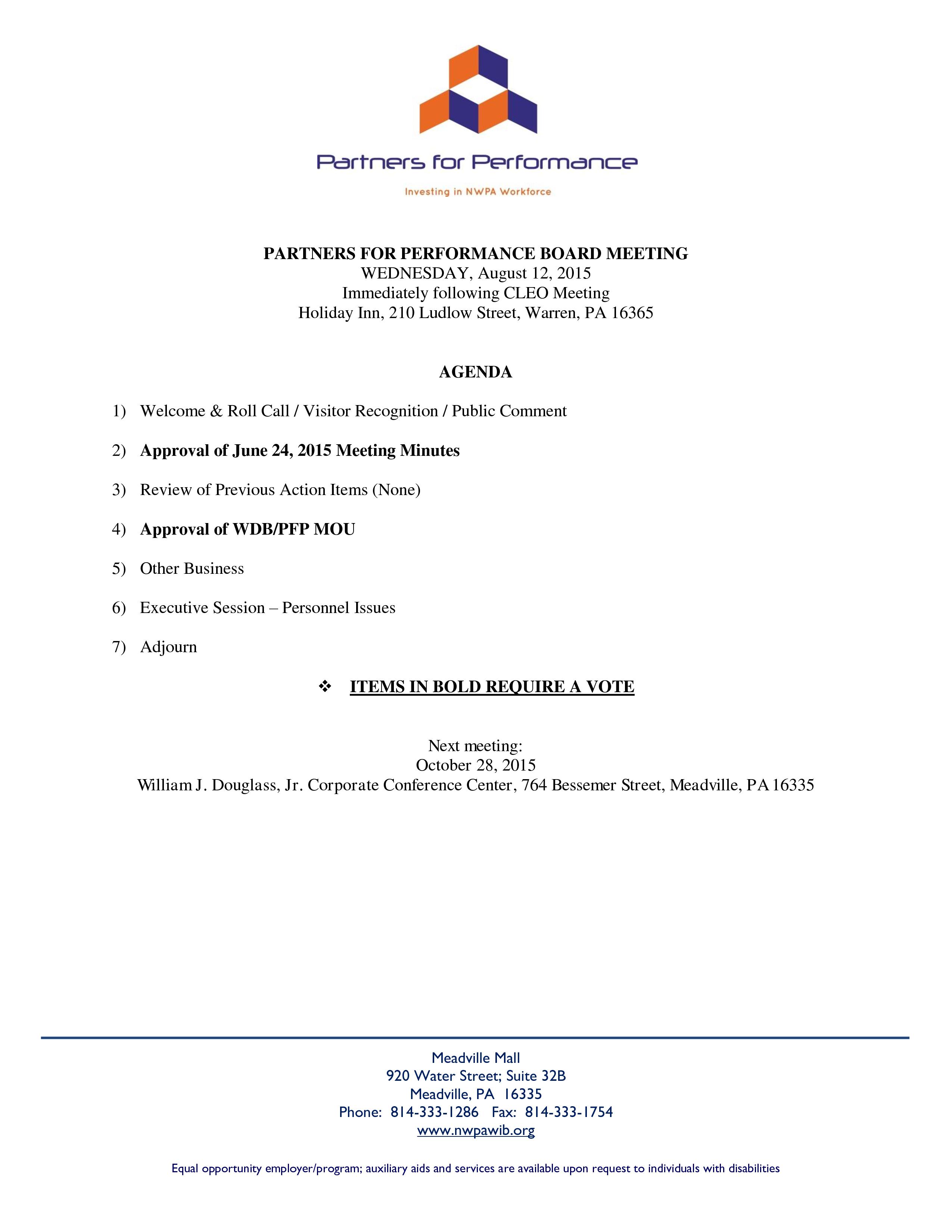PFP Agenda 08-12-15